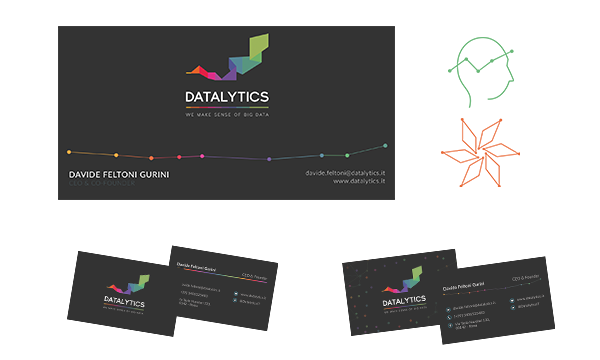 Datalytics Rebranding: Business Cards and Presentation